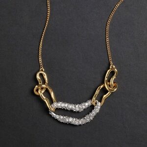 Alexis Bittar Solanales Gold Small Link Necklace